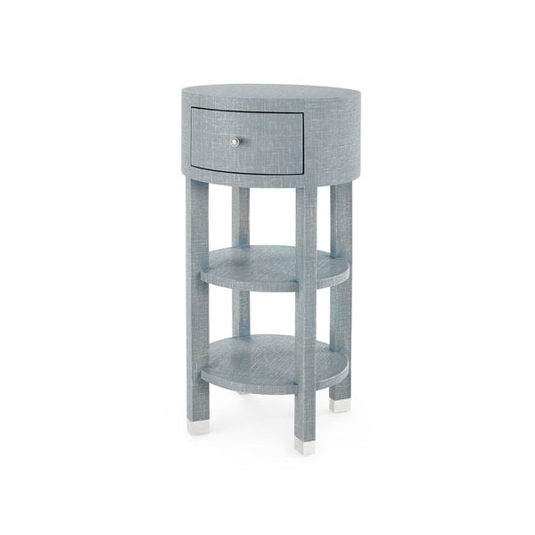 Villa & House Claudette 1-Drawer Round Side Table