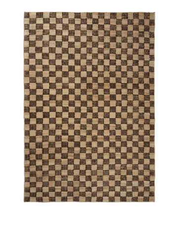 Ferm Living Check Wool Jute Rug