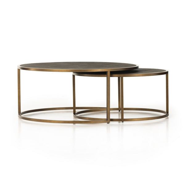 Four Hands Shagreen Nesting Coffee Table