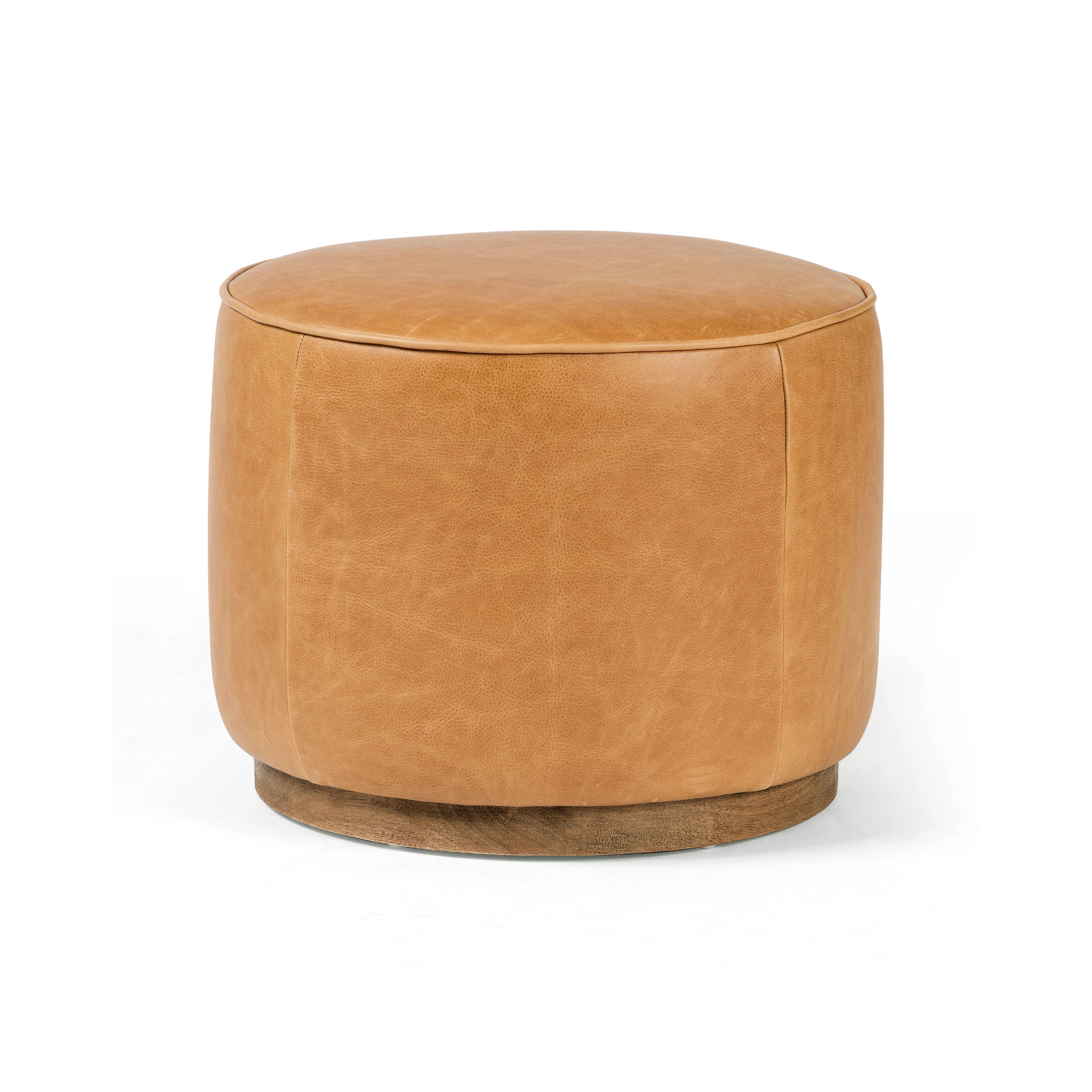 Four Hands Sinclair Round Ottoman House Hold