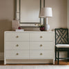 Villa & House Bryant Linen Extra Large 6-Drawer Dresser