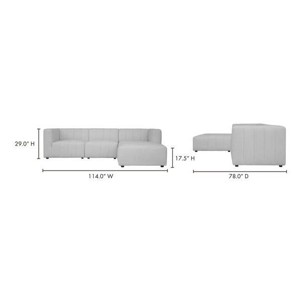 Moe's Lyric Lounge Modular Sectional