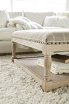 Essentials For Living Townsend Upholstered Coffee Table