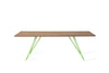 Tronk Williams Coffee Table - Rectangular Thin Walnut Green