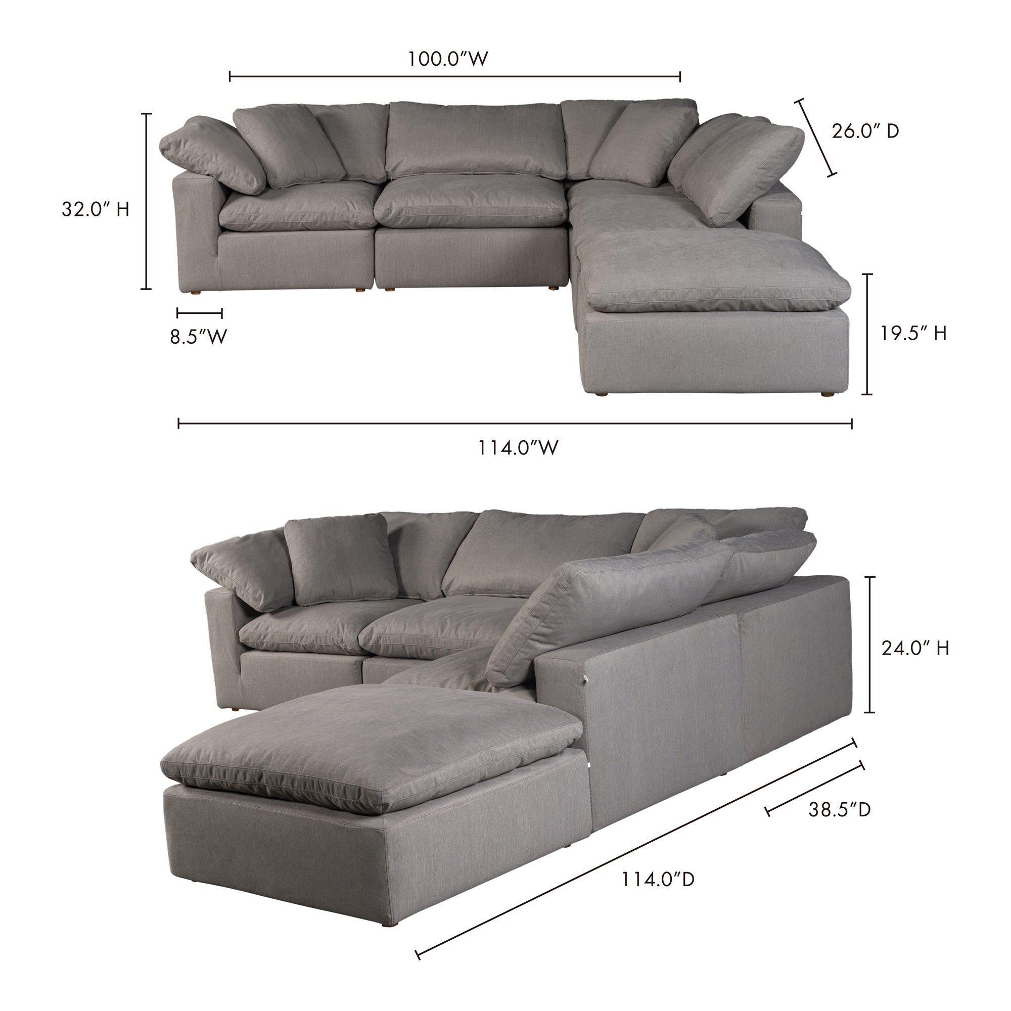 Dream modular online sectional