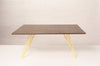 Tronk Williams Coffee Table - Rectangular Small Walnut Yellow