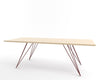 Tronk Williams Coffee Table - Rectangular Thin Maple Blood Red