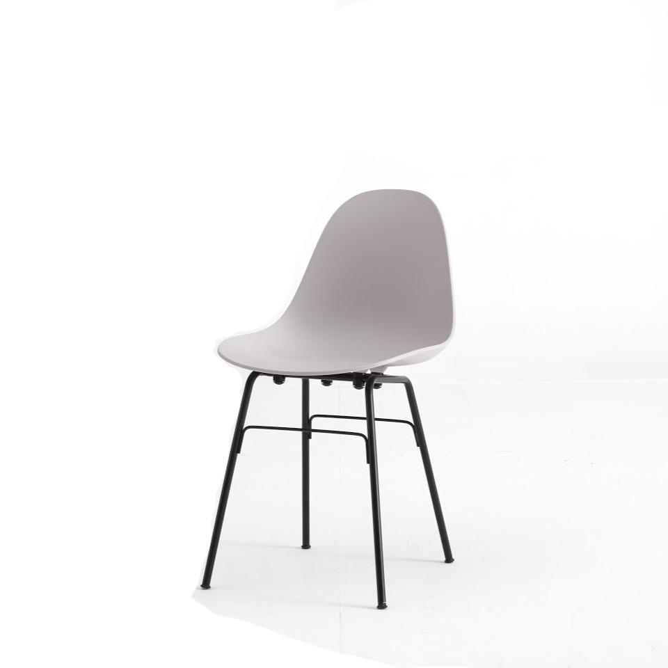 TOOU TA Side Chair - ER Base Cool Grey / ER Black