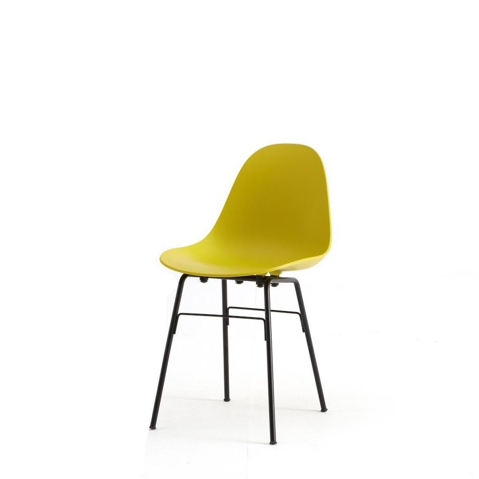 TOOU TA Side Chair - ER Base Mustard / ER Black