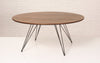 Tronk Williams Coffee Table - Circular Small Walnut Black