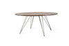 Tronk Williams Coffee Table - Circular Small Walnut Rose Copper