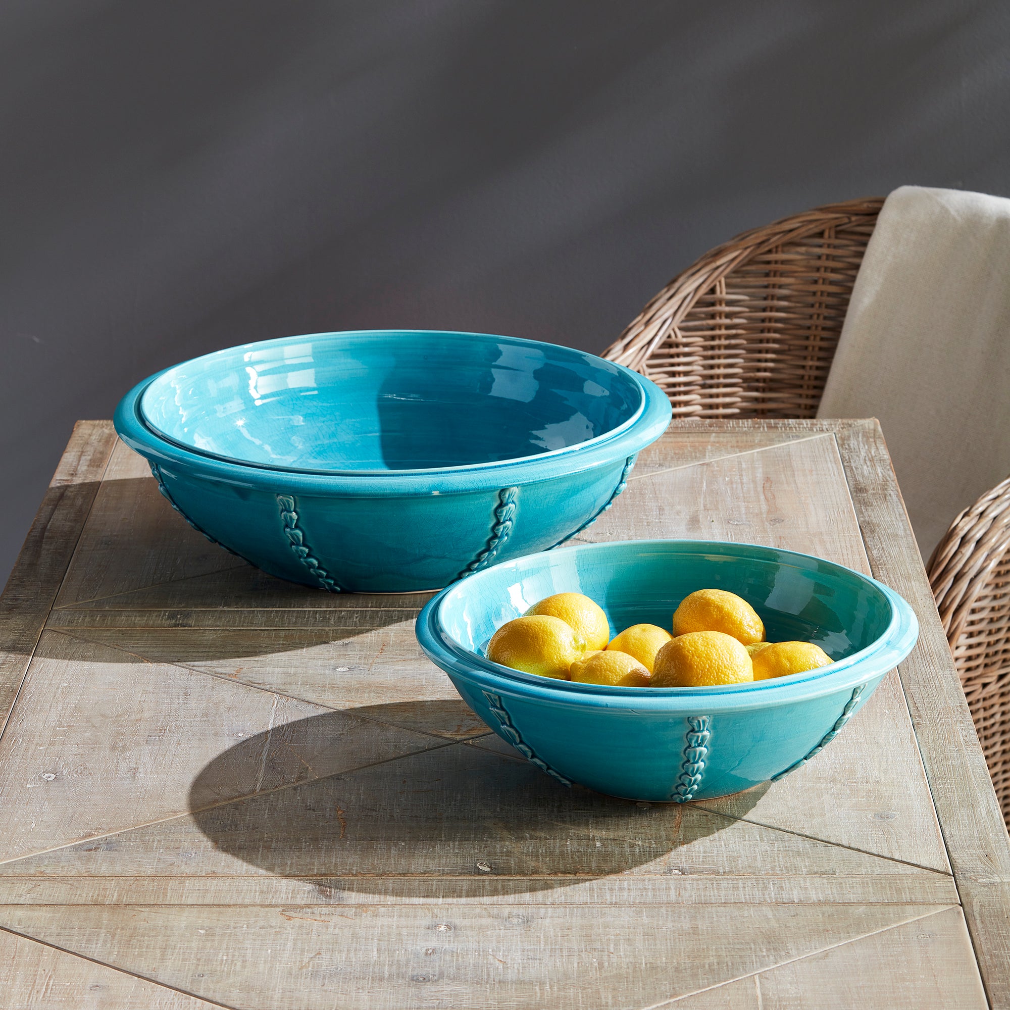 Napa Home & Garden Positano Shallow Decorative Bowl – House&Hold