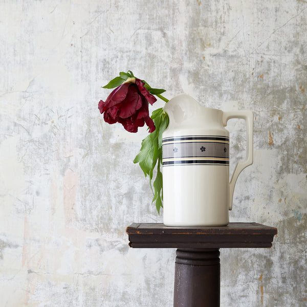 Sir Madam Hand Painted Still Life Pitcher