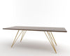 Tronk Williams Coffee Table - Rectangular Thin Walnut Mustard