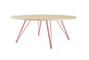 Tronk Williams Coffee Table - Circular Large Maple Red