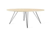 Tronk Williams Coffee Table - Circular Large Maple Black