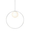 Pablo Bola Halo Pendant Chrome Large 