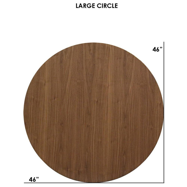 Tronk Williams Coffee Table - Circular Small Maple Blood Red