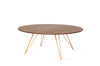 Tronk Williams Coffee Table - Circular Large Walnut Orange