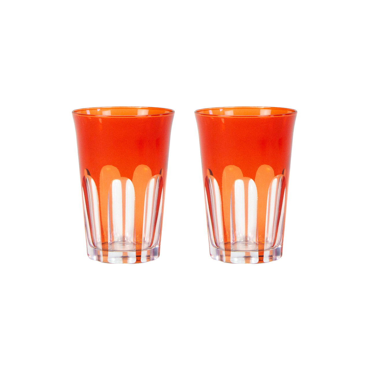 Rialto Glass Tumbler Set/2, Crème - SIR/MADAM