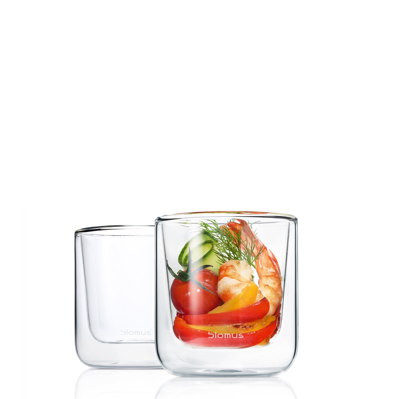 NERO Double Walled Espresso Glasses Set/2, Blomus