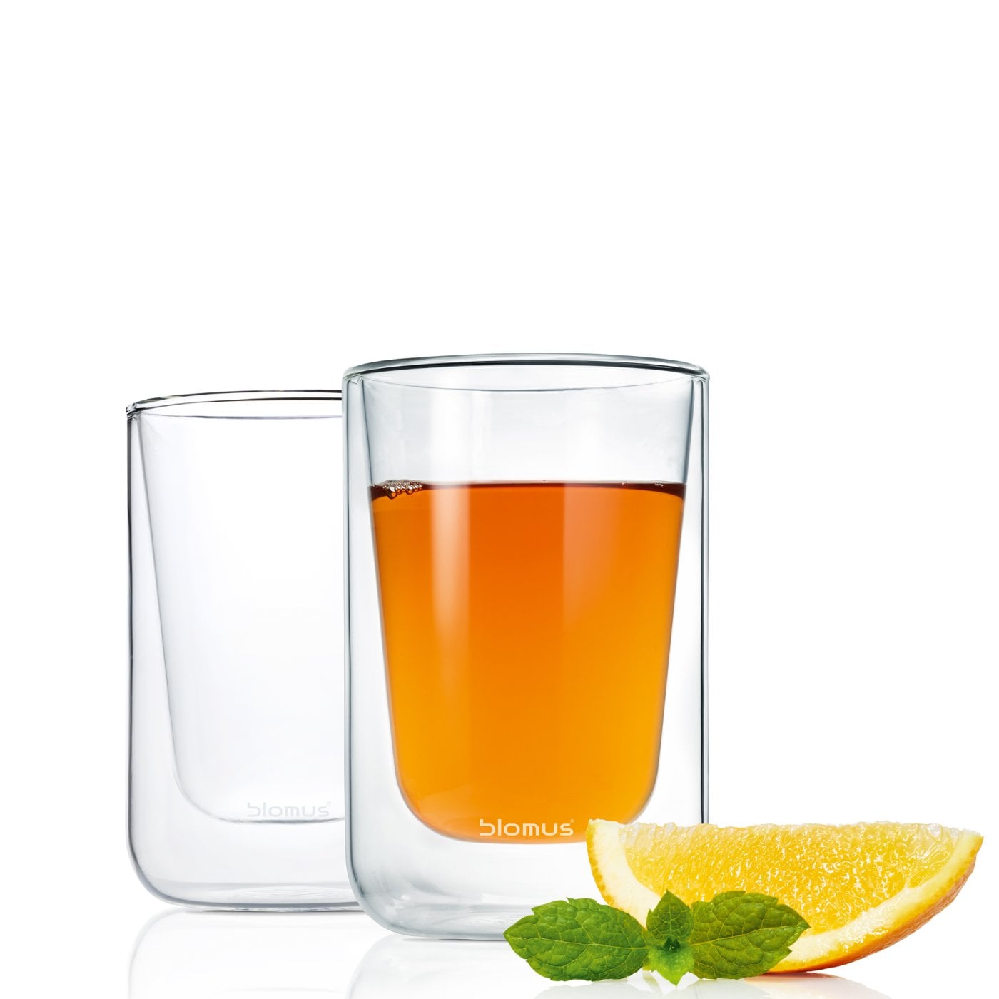 Blomus 63655 Insulated Latte Macchiato Tea Glasses, Set of 2
