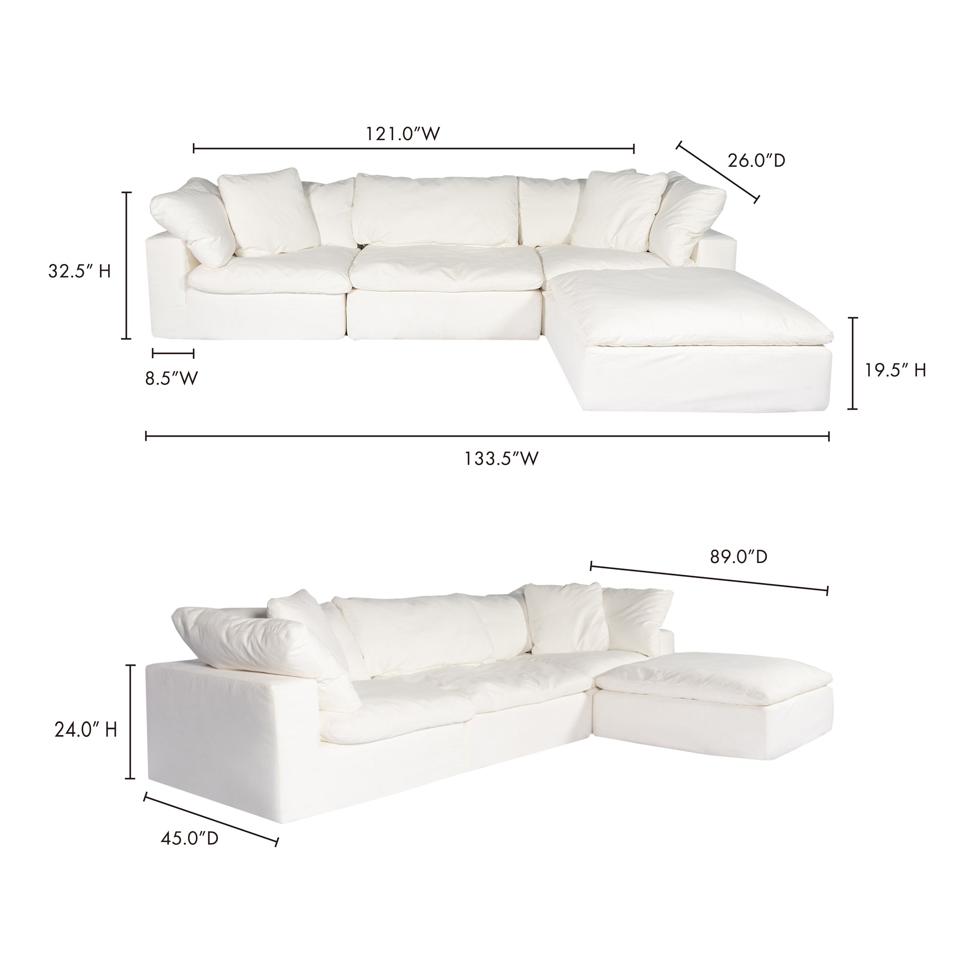 Moe's Lounge Modular Sectional – House&Hold