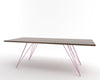 Tronk Williams Coffee Table - Rectangular Thin Walnut Pink