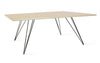 Tronk Williams Coffee Table - Rectangular Small Maple Black