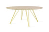 Tronk Williams Coffee Table - Circular Small Maple Yellow