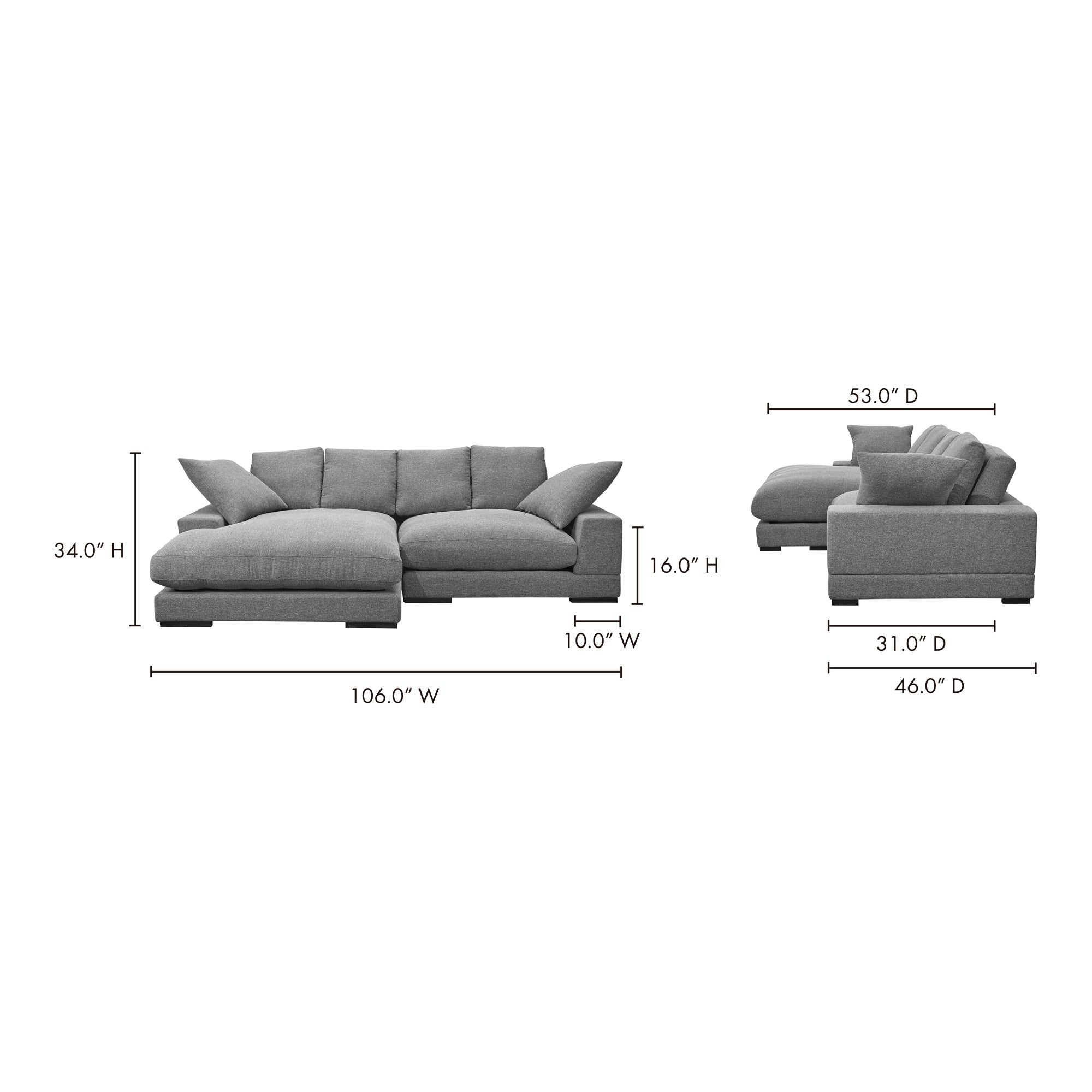 Moe's Plunge Sectional – House&Hold