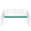 BEND Sunbrella Love Seat Pad Sunbrella Teal 