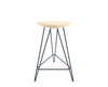 Tronk Madison Counter Stool 26" Navy Maple 