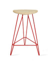 Tronk Madison Counter Stool 26" Red Maple 