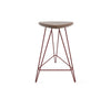 Tronk Madison Counter Stool 26" Blood Red Walnut 