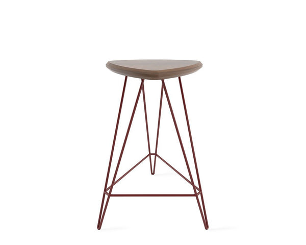 Tronk Madison Counter Stool 26" Green Walnut 