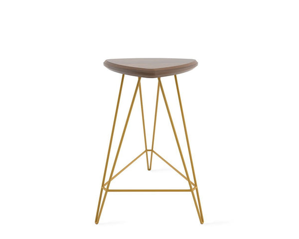 Tronk Madison Counter Stool 26" Green Walnut 