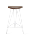 Tronk Madison Counter Stool 26" White Walnut 