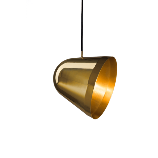 NYTA Tilt Brass Pendant - Large 