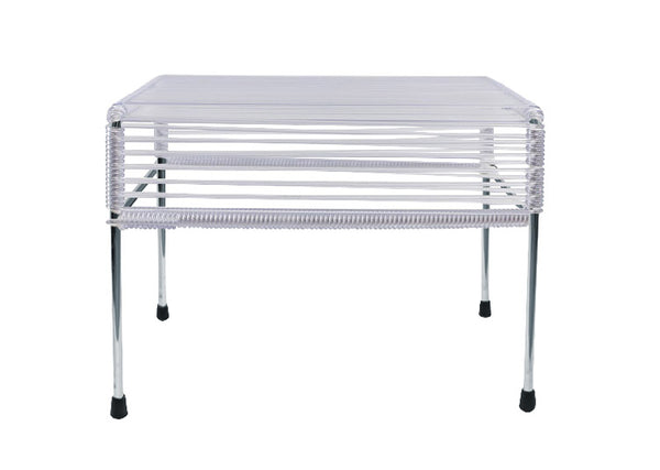 Innit Atom Ottoman - Chrome Frame