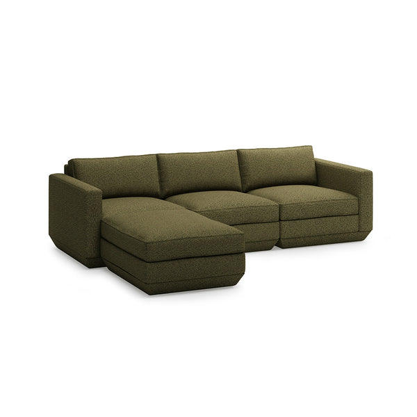 GUS Modern Podium Modular 4 PC Sectional