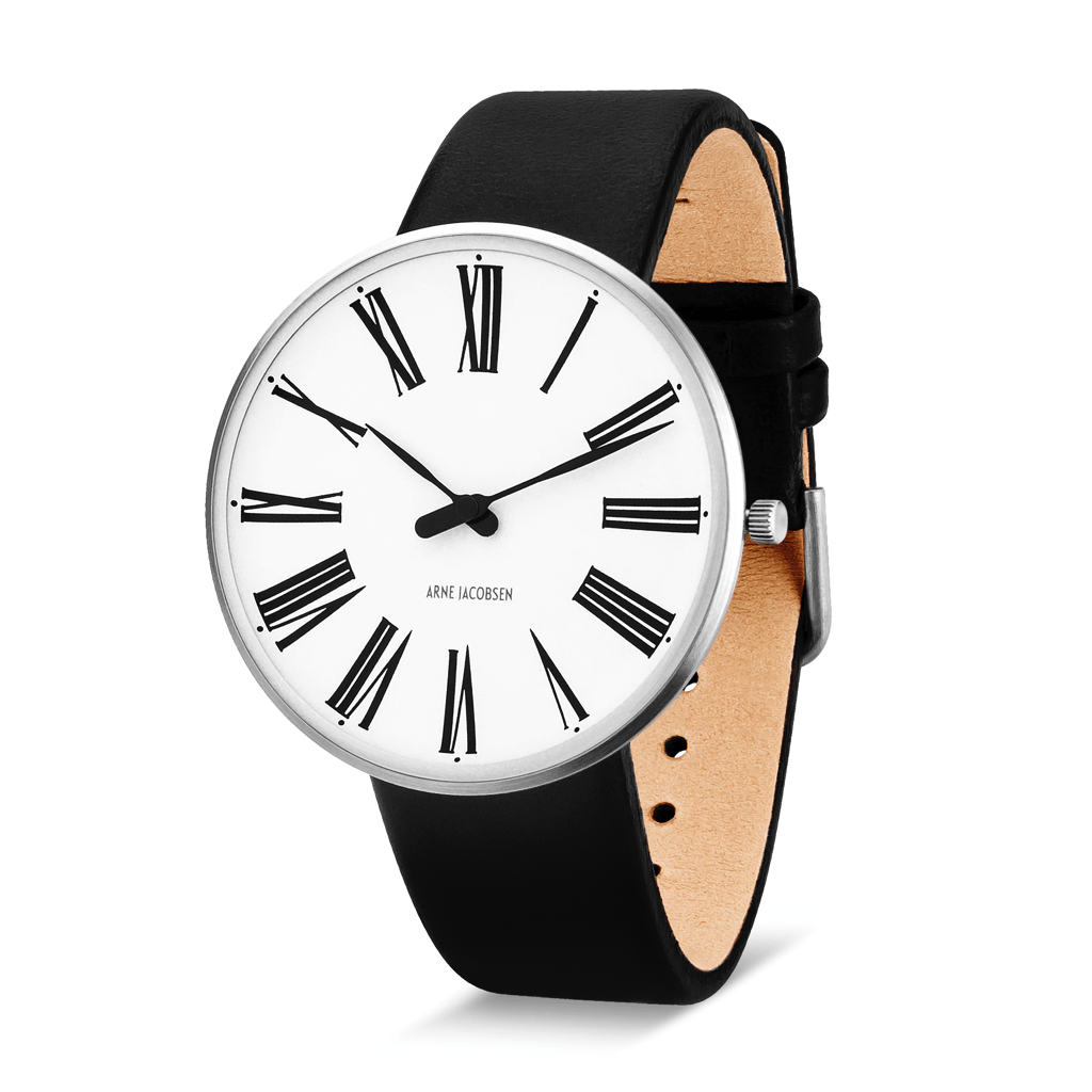 Arne Jacobsen Roman 40mm Wrist Watch White House Hold