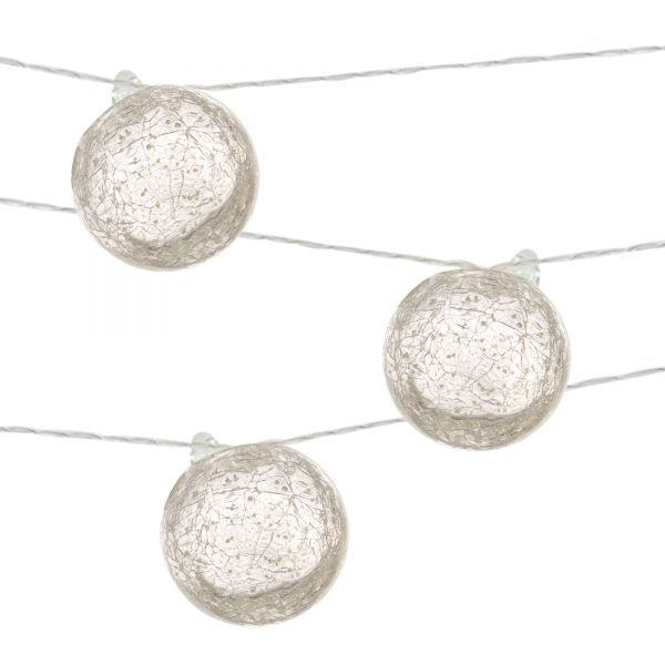 Allsop Aurora Glow Solar Glass String Lights