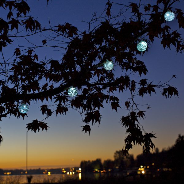 Allsop Aurora Glow Solar Glass String Lights