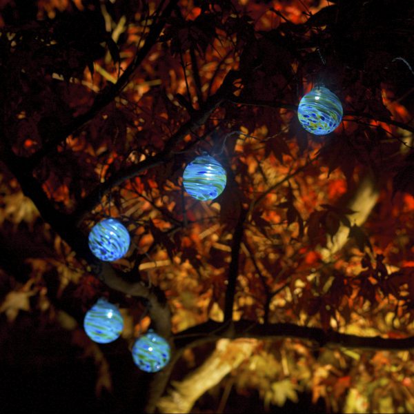 Allsop Aurora Glow Solar Glass String Lights