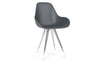 Kubikoff Angel Dimple Closed Chair Dark Grey No Seat Pad 