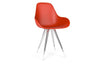 Kubikoff Angel Dimple Closed Chair Red No Seat Pad 