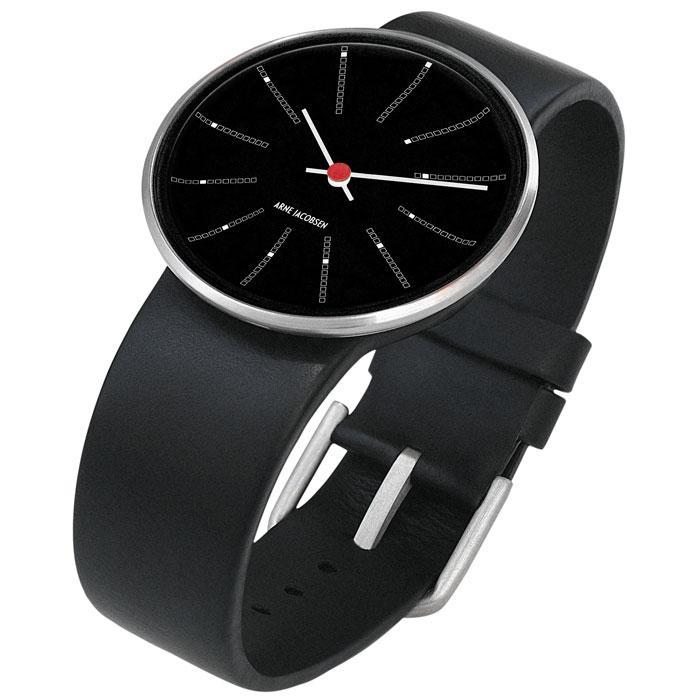 Arne Jacobsen Banker s 40mm Wrist Watch Black House Hold