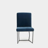 Artless C2 Dining Chair Denim Velvet Matte Black 