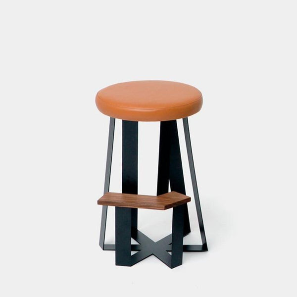 Artless ARS Counter Stool - Leather Blackbean 